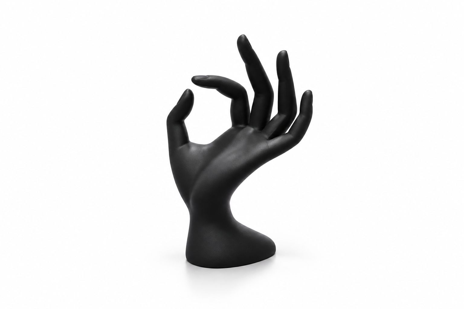 AMH001B Ring Display Hand (Black) — studio view