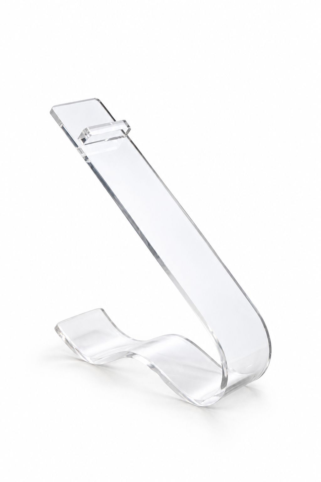 ACRS002 Tall Acrylic Shoe Display Riser — studio view