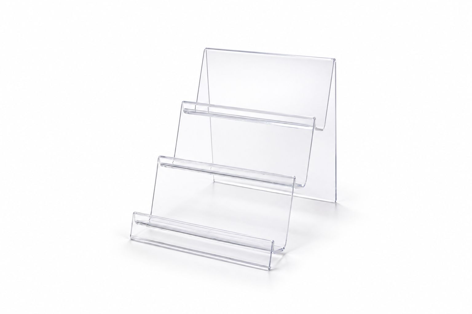 ACR016 Acrylic Risers (3 Steps, Wide) — studio view