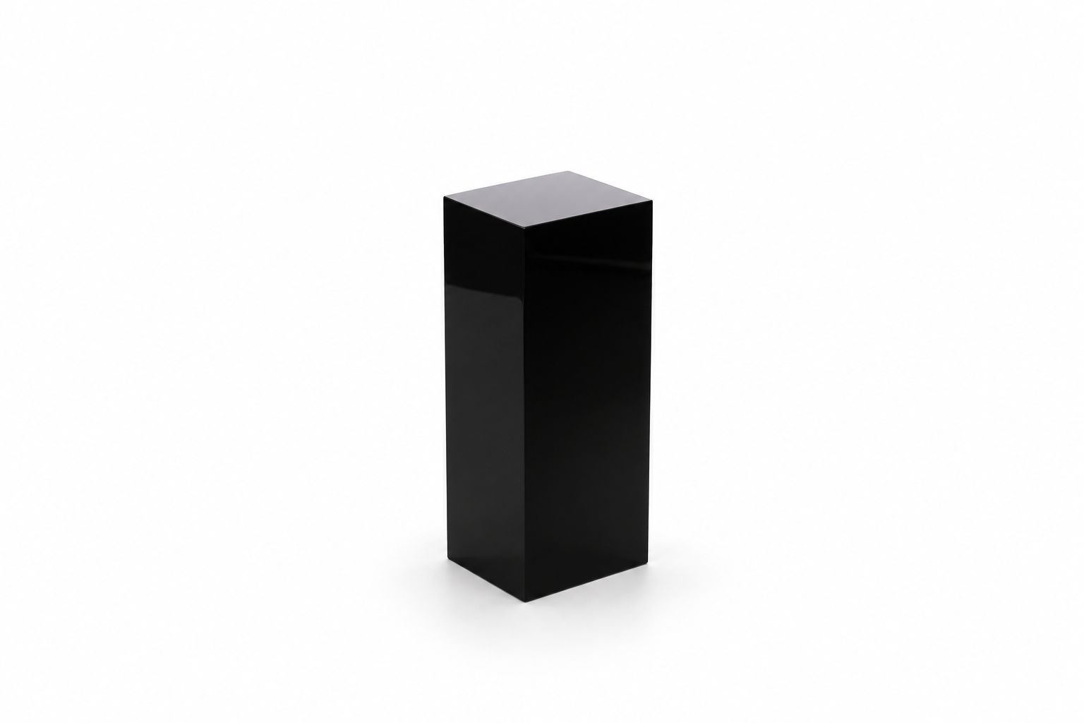 ACB001B Acrylic Block Rectangle (Black) — studio view