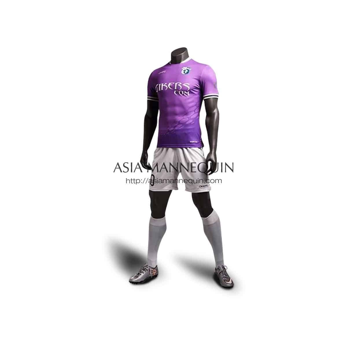 SPORT M1 Mannequin Fiberglass, Matt Black Color, Full Bodied , Sport Male