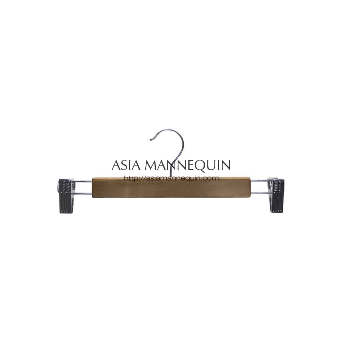 HCP007 Wooden Clip Hanger for Pants & Skirts (1 pc)