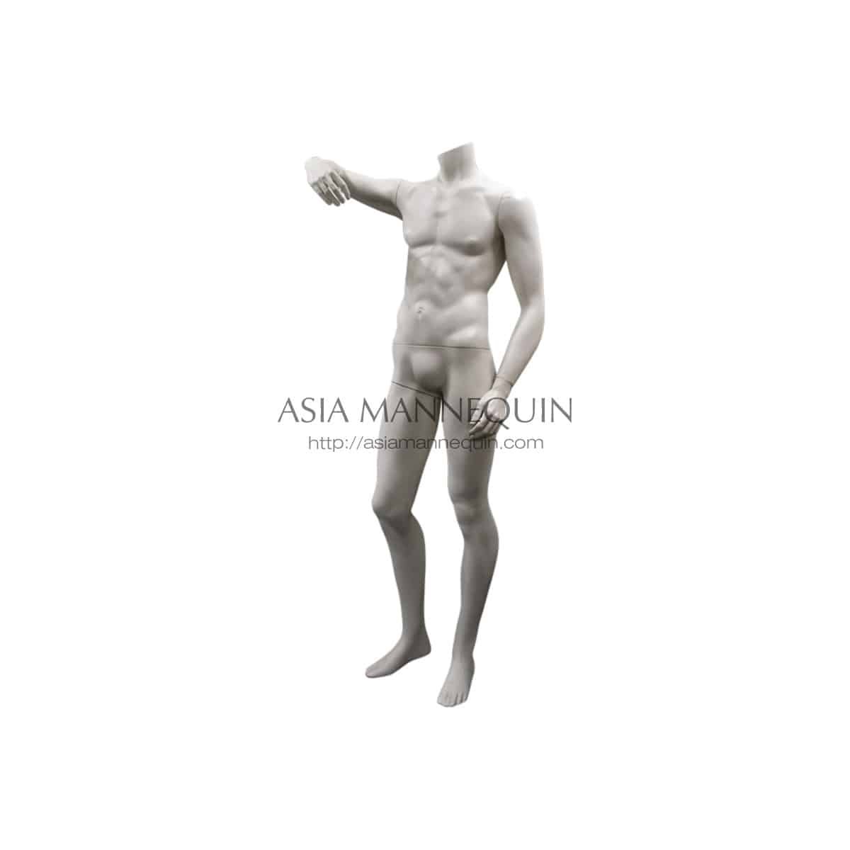SKM1, Male Mannequin, Fiberglass, Light Yellow