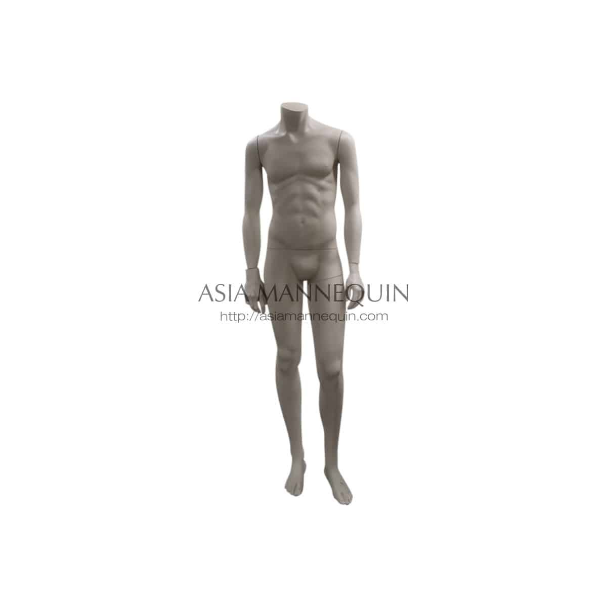 MK3 Male Mannequin, Fiberglass, Headless, Skin
