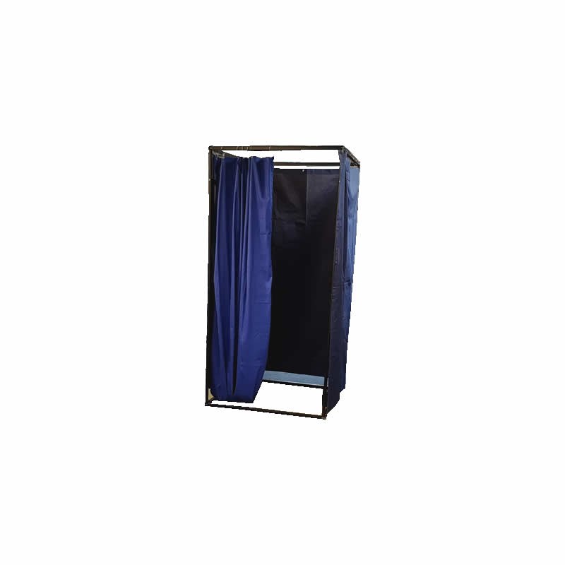 BF008 Fitting Room (Open-Top, Ring Curtain)