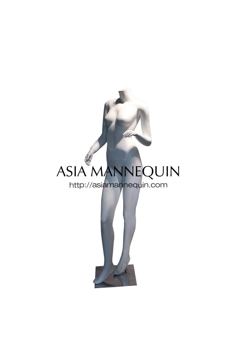 MFWF009M Female Mannequin (Fiberglass, Matte White, Headless)