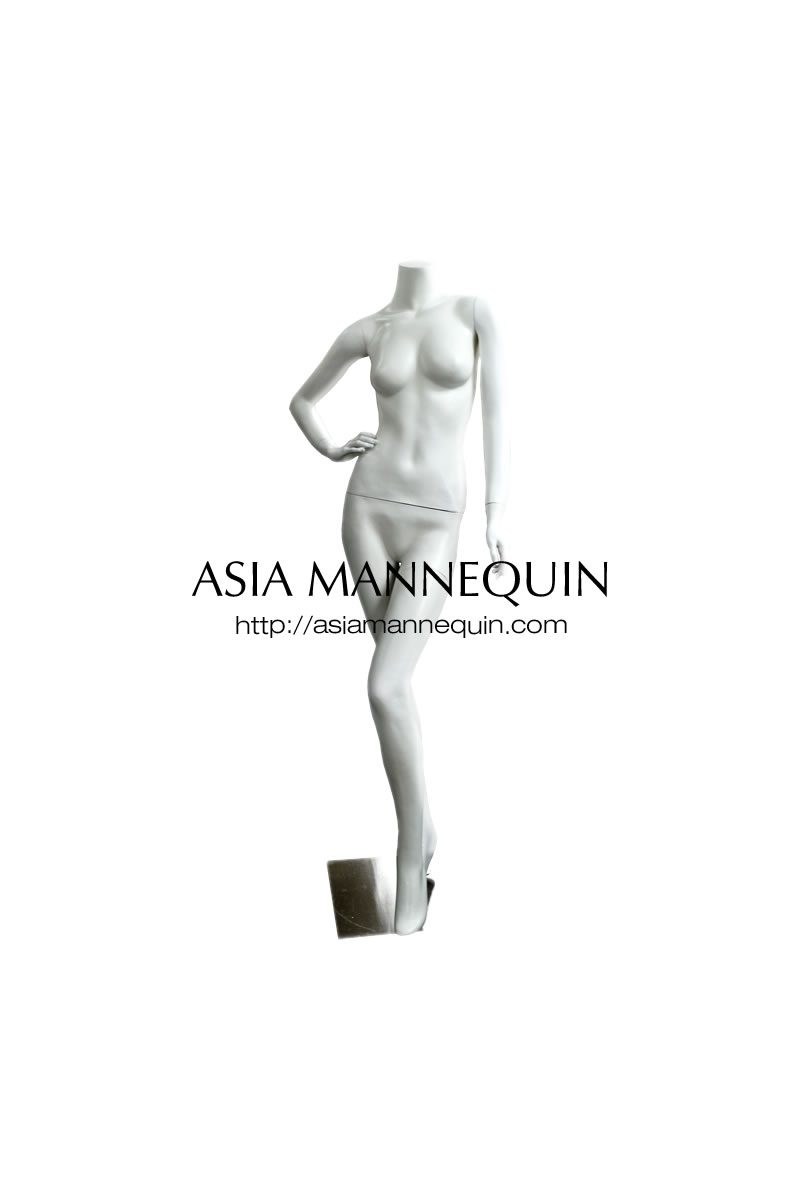 MFWF005M Female Mannequin (Fiberglass, Matte White, Headless)
