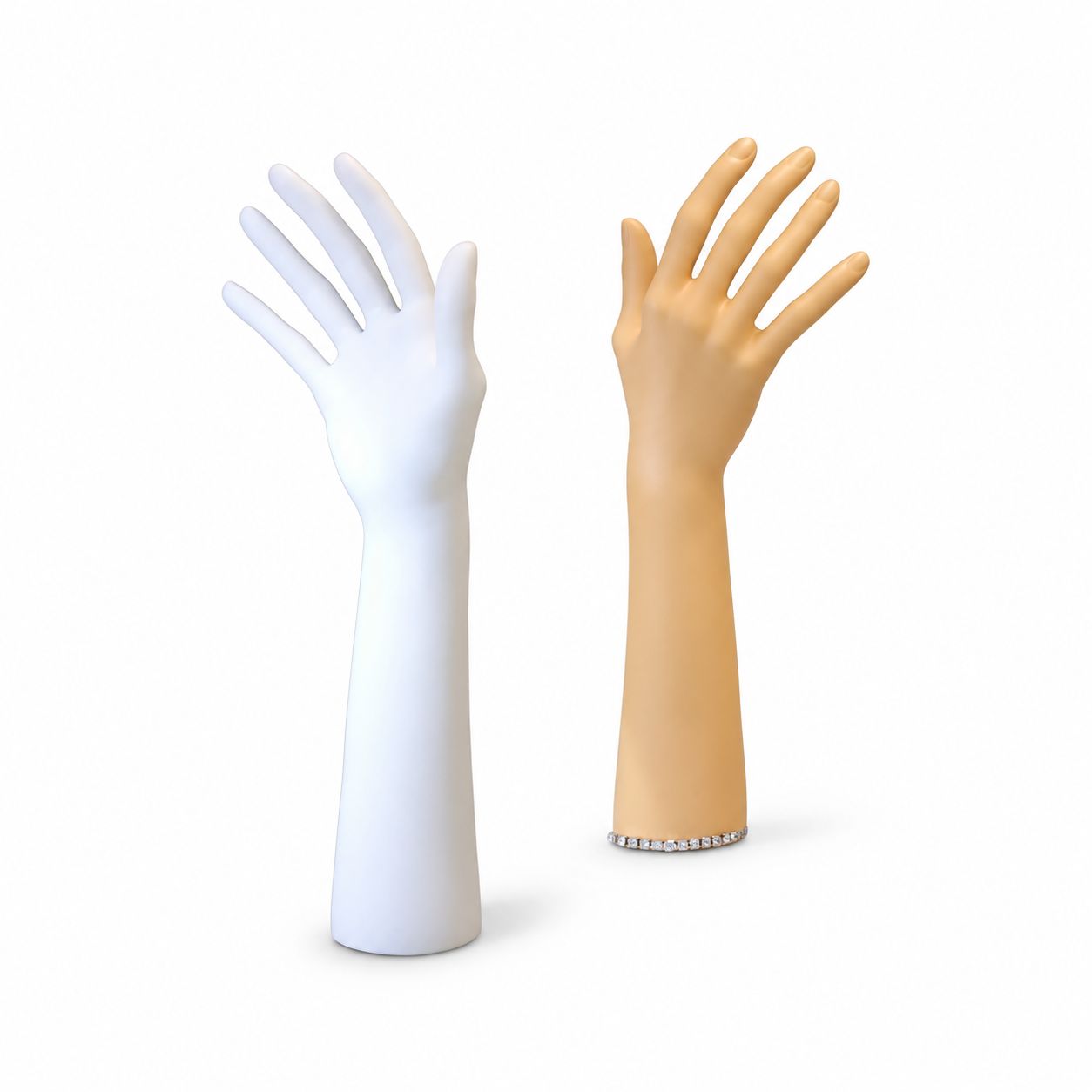 MFH019 Female Hand Mannequins White Skin — studio view