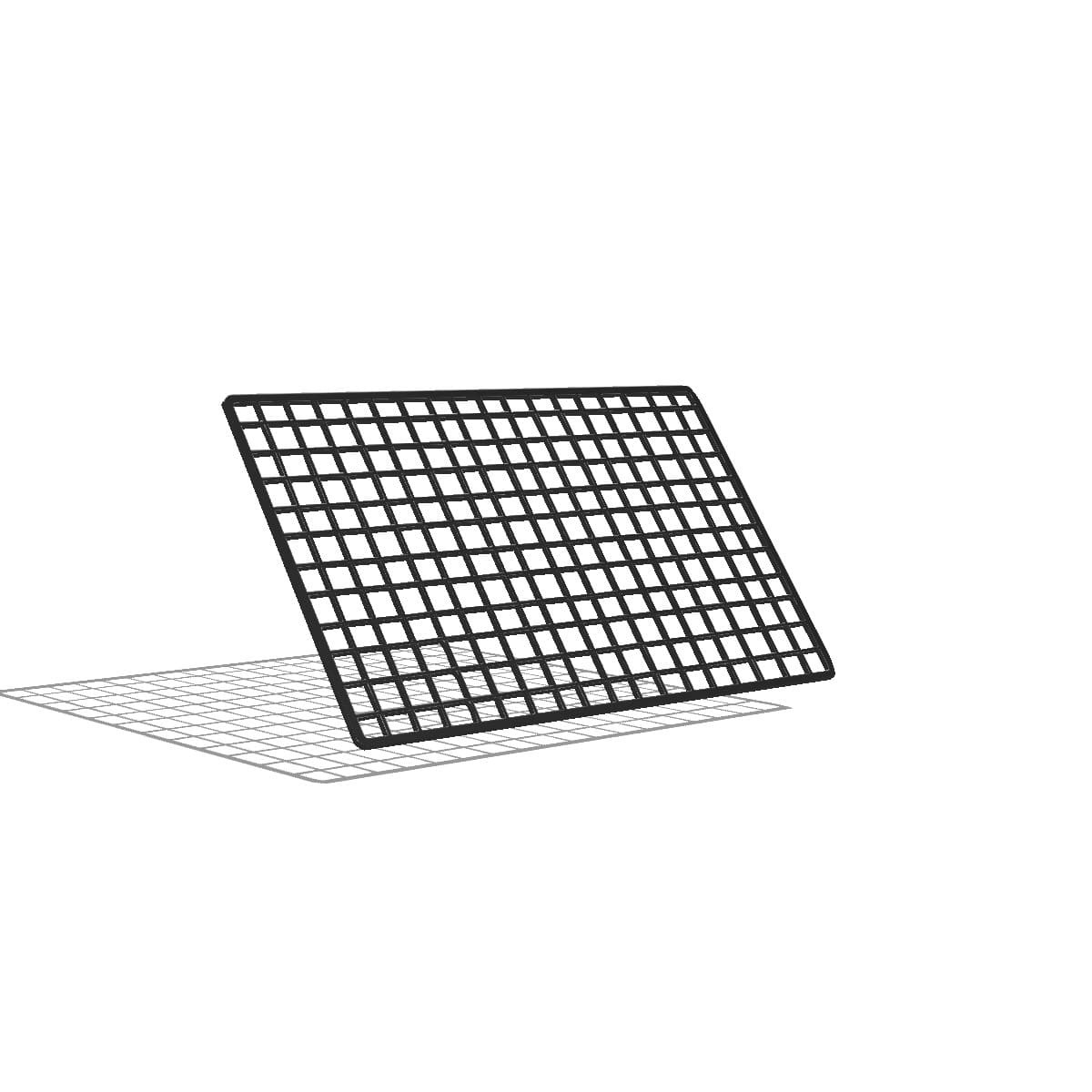 Wire Mesh, 18x12, Black
