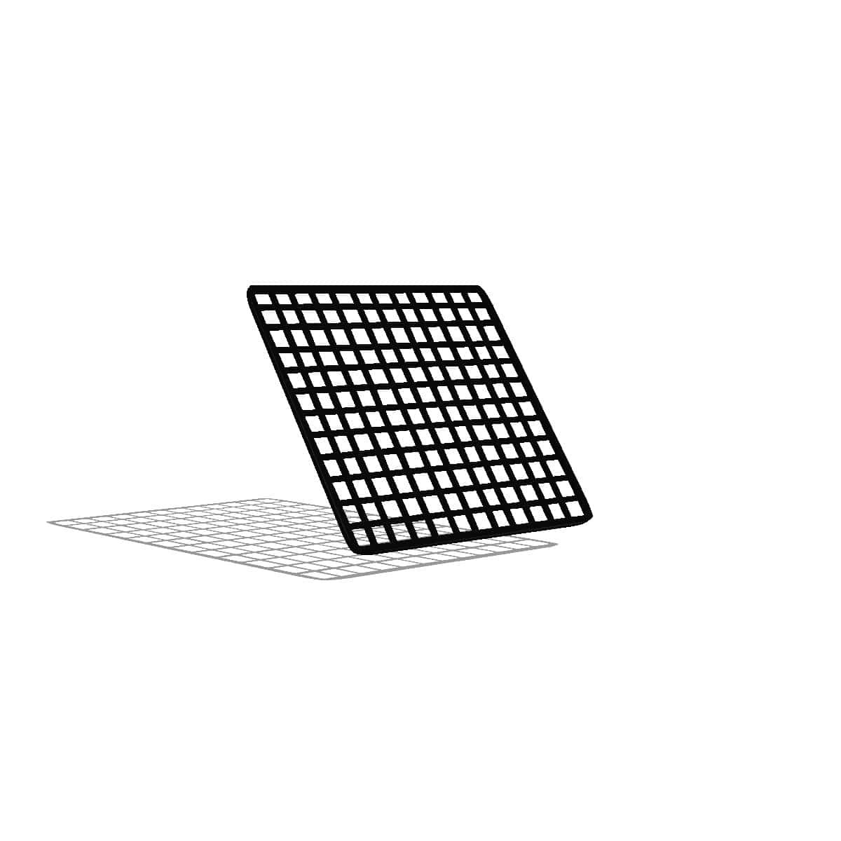Wire Mesh, 12x12, Black
