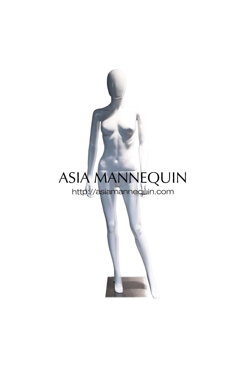 MPWF001G Female Mannequin, Glossy White
