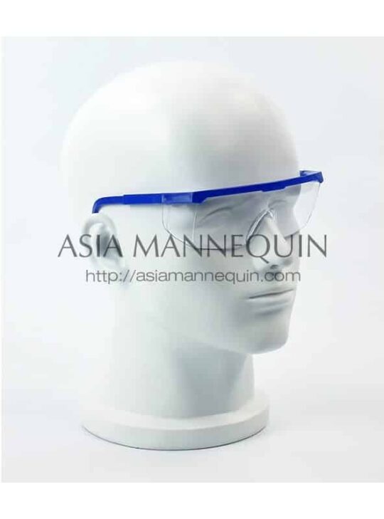 MHEADM006 Head Mannequin, Male, Glossy White