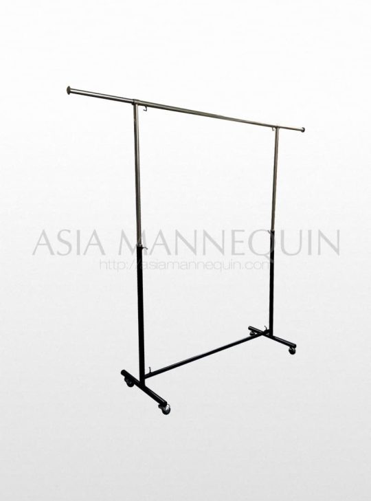 CR026-4FT Clothes Display Racks, 4ft, Single Tier, Extendable Height & Sides