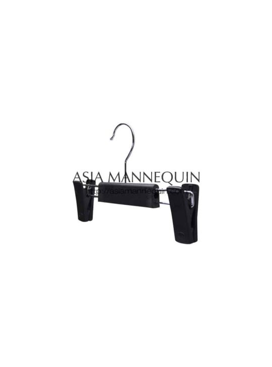HCPM002 Matte Black Mini (Child-Size) Clip Hangers (1 pc)