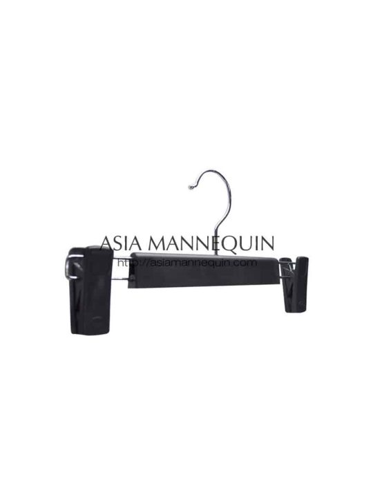 HCP002 Black Clip Hanger for Pants & Skirts (1 pc)