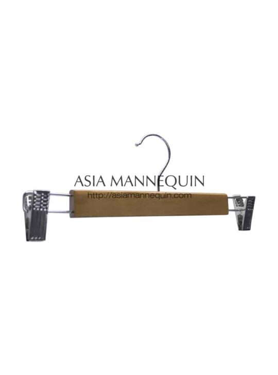 HCP007 Wooden Clip Hanger for Pants & Skirts (1 pc) HCP007 Wooden Clip Hanger for Pants & Skirts (1 pc)