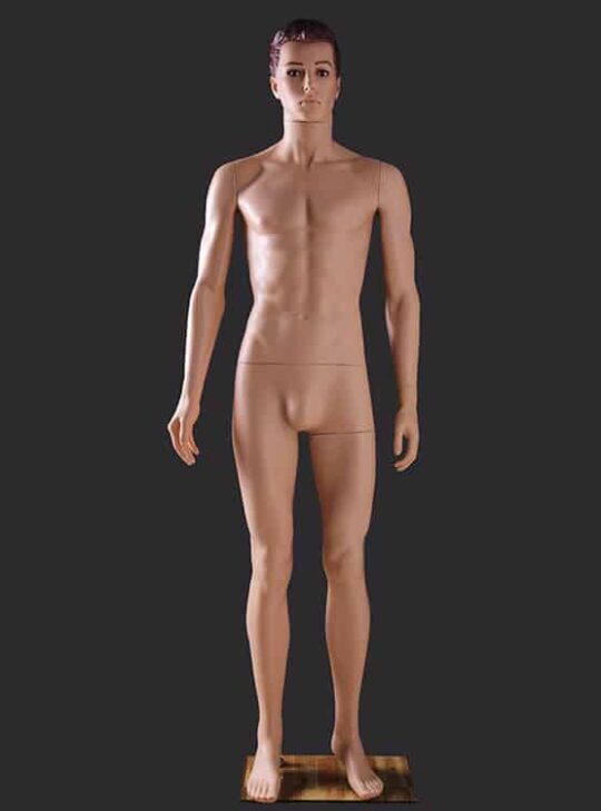 M123 Male Mannequin Polyproplene Skin Color