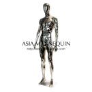 MCHM001S Mannequin, Chrome, Male, Silver