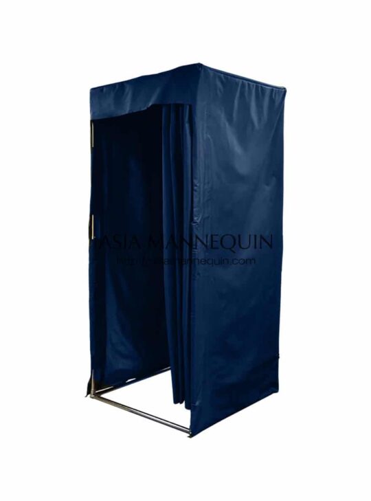 MFR003-BL Fitting Room (Covered-Top, Open Top Velcro Curtain) Rental $79
