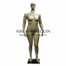 MFSF008 Female Mannequins (Fiberglass, Skin Colored, Plus-Sized)
