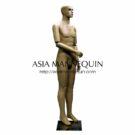 MFSM003 Male Mannequin (Fiberglass, Skin Colored, Adjustable Arms)