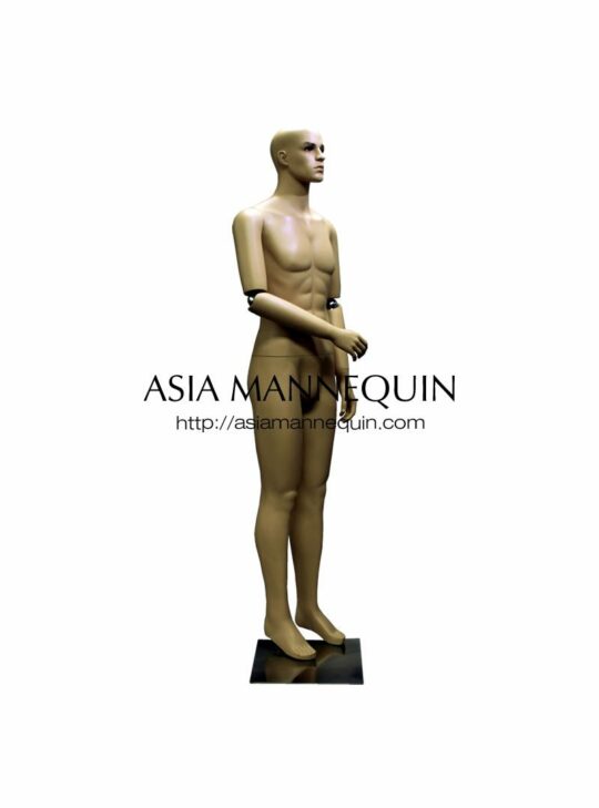 MFSM003 Male Mannequin (Fiberglass, Skin Colored, Adjustable Arms) MFSM003 Male Mannequin (Fiberglass, Skin Colored, Adjustable Arms)