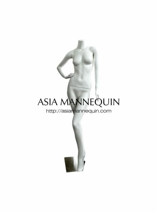 MFWF005M Female Mannequin (Fiberglass, Matte White, Headless)