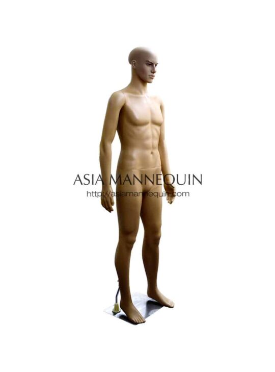MPSP003 Male Mannequins DUMMY ANTI-PIRACY  BARE (Plastic, Skin Colored)