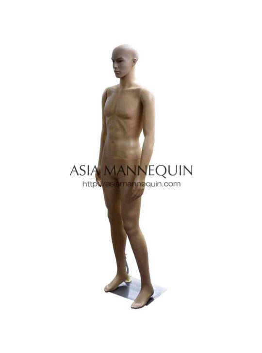 MPSP003 Male Mannequins DUMMY ANTI-PIRACY  BARE (Plastic, Skin Colored)