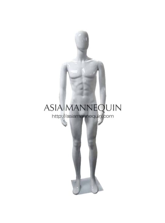 MPWM004 Male Mannequin, Glossy White PRE ORDER