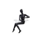 SK38 Female Mannequin, Fiberglass, Matte Black