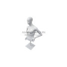 SK66 Female Mannequin (Glossy White) Half Body, With Arm